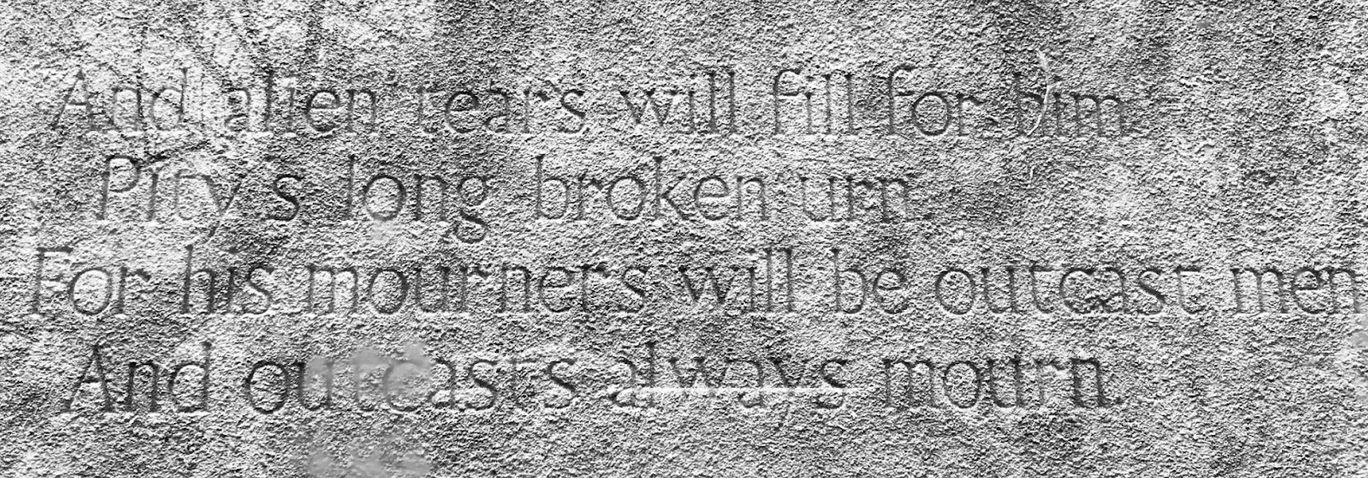 Oscar Wilde's tomb in Paris